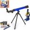 Дитячий мікроскоп і телескоп 2 в 1 limo Toy SK 0014 синій з чорним 0
