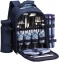 Набор для пикника на 4 персоны с одеялом в рюкзаке Eono Cool Bag (TWPB-3065B69R) 2