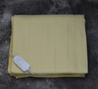 Електропростирадло полуторне Lux Electric Blanket Yellow 155x120 см