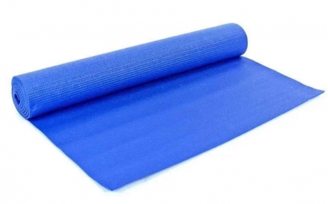 Коврик для йоги и фитнеса 4 мм R17824 синий