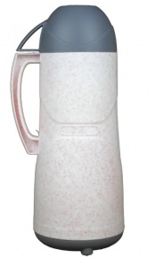 Термос со стеклянной колбой Stenson DB105SX-L 0.5 л White/Pink