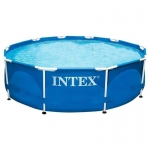 Каркасний басейн Intex 28200 Metal Frame Pool 305 x 76 см