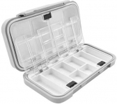 Коробка для рибальських снастей Stenson SF24119 16х9х4.5 см пластик сірий