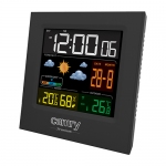 Домашня метеостанція-годинник портативна Camry CR-1166 Black