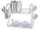 Сушилка для посуды настольная Edenberg EB-2109М 55.8х24.4х33.8 см White